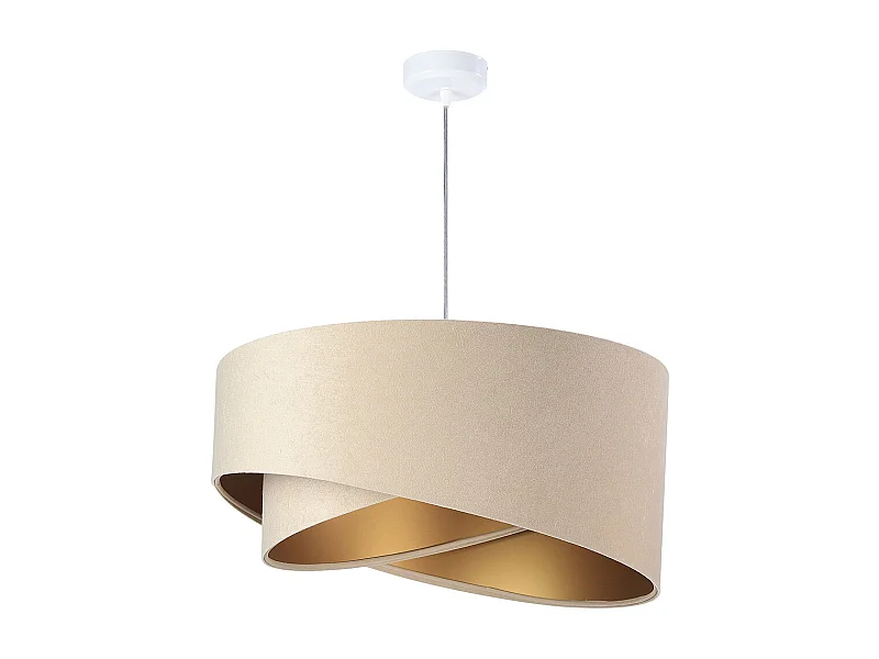 Hängeleuchte Galaxy Velour Beige Gold