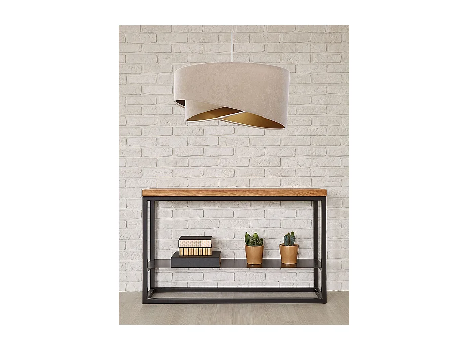 Hängeleuchte Galaxy Velour Beige Gold