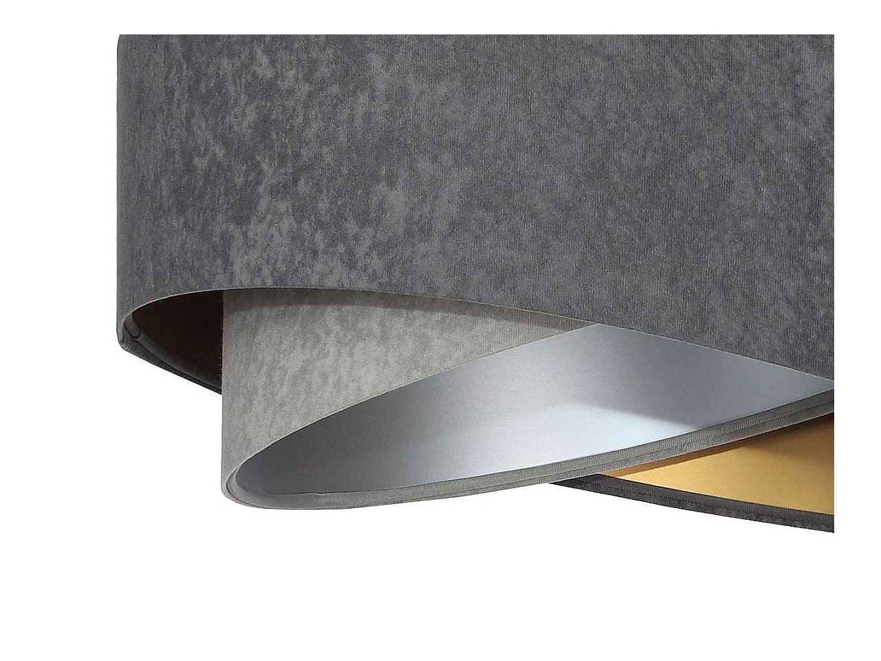 Suspension Galaxy Velour 50 cm Gris