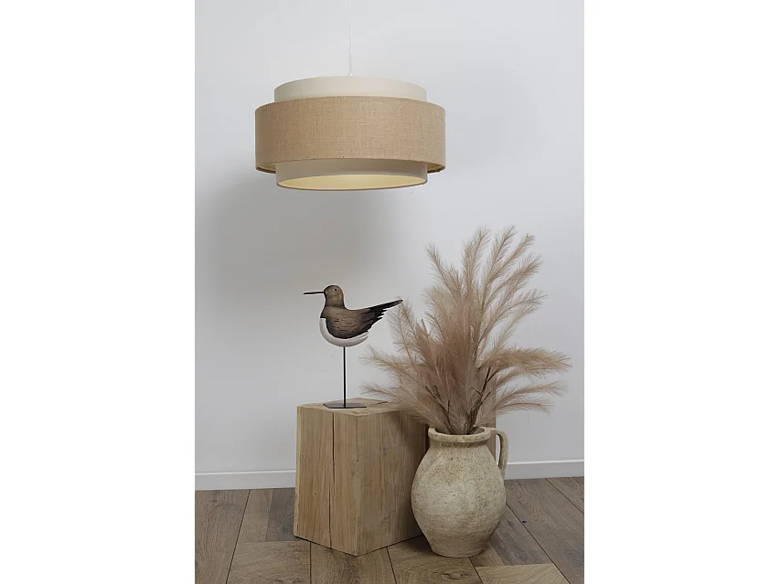 Suspension Doblo BOHO Creme Ø50cm