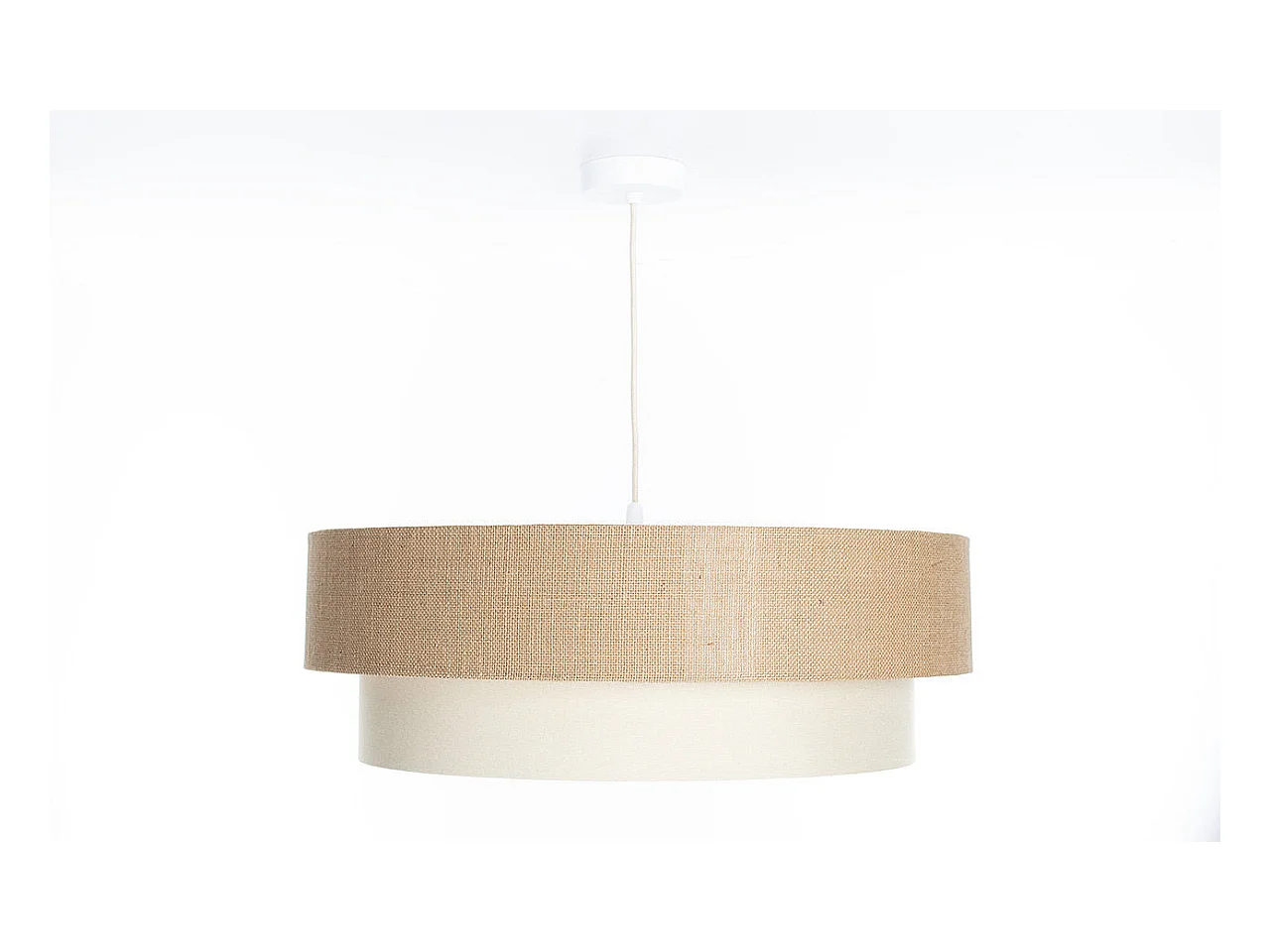 Suspension Duo Boho Beige Ø60cm