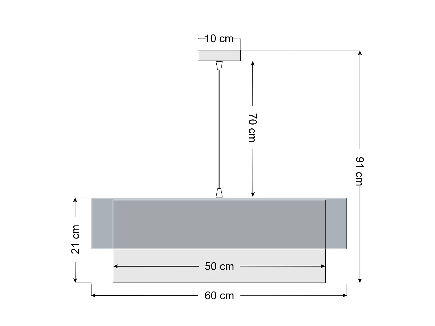 Suspension Duo Boho Beige Ø60cm