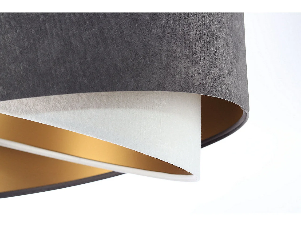 Hängeleuchte Galaxy Velour 50 cm Grau