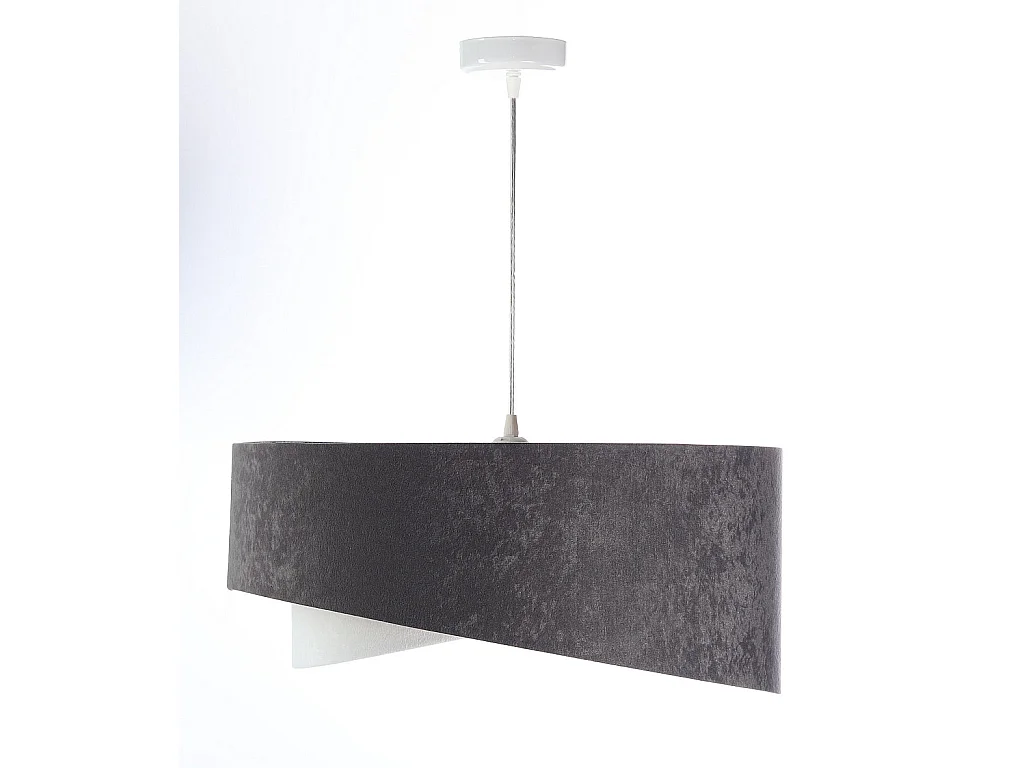 Hängeleuchte Galaxy Velour 50 cm Grau