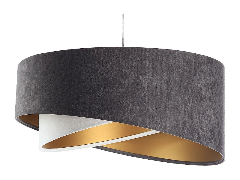 Hängeleuchte Galaxy Velour 50 cm Grau