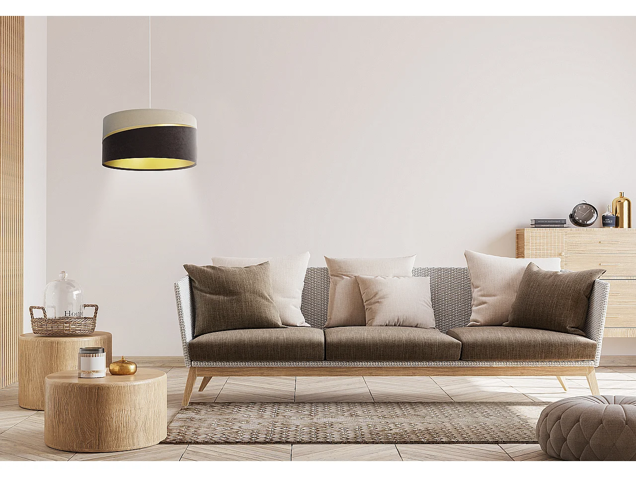 Suspension Swing doré Ø40cm