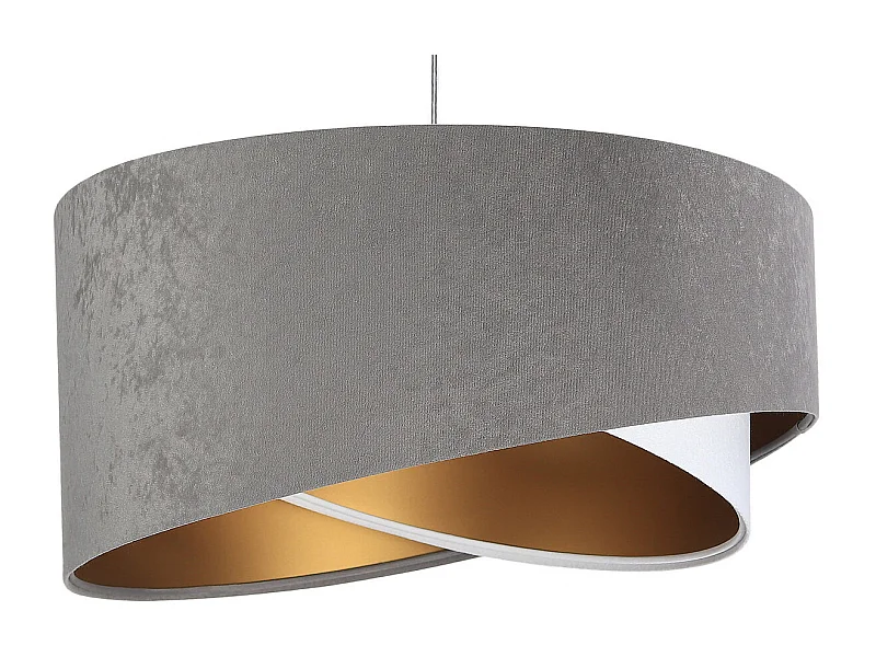 Suspension Galaxy Velour 50 cm Gris