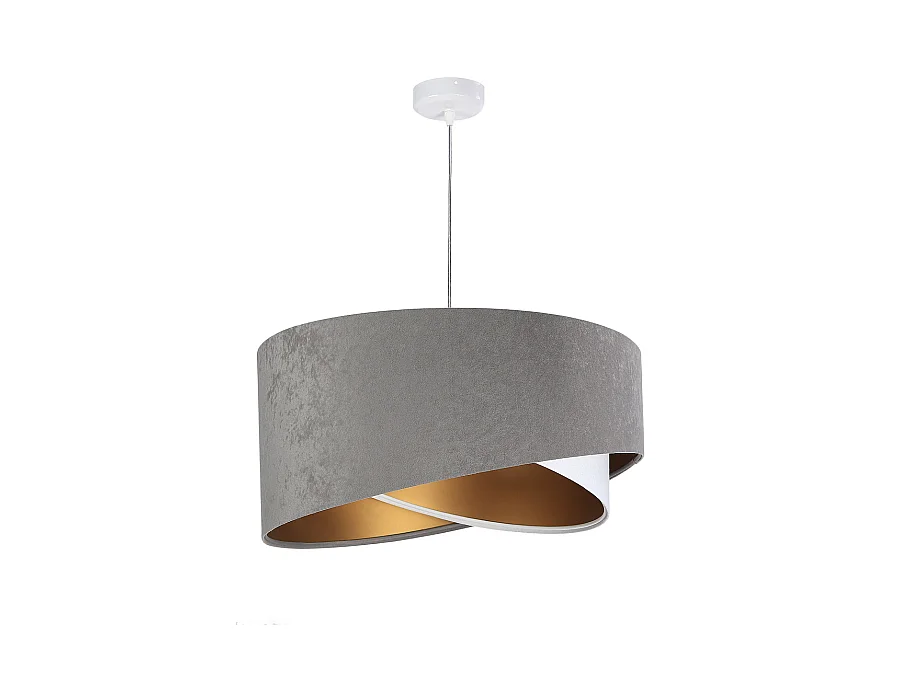 Hängeleuchte Galaxy Velour 50 cm Grau