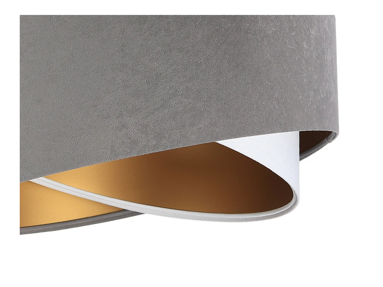 Hängeleuchte Galaxy Velour 50 cm Grau