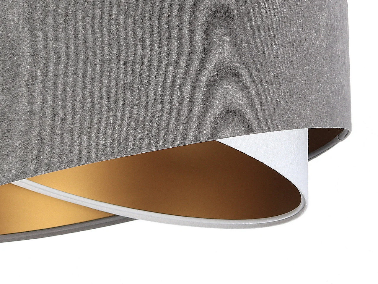 Suspension Galaxy Velour 50 cm Gris