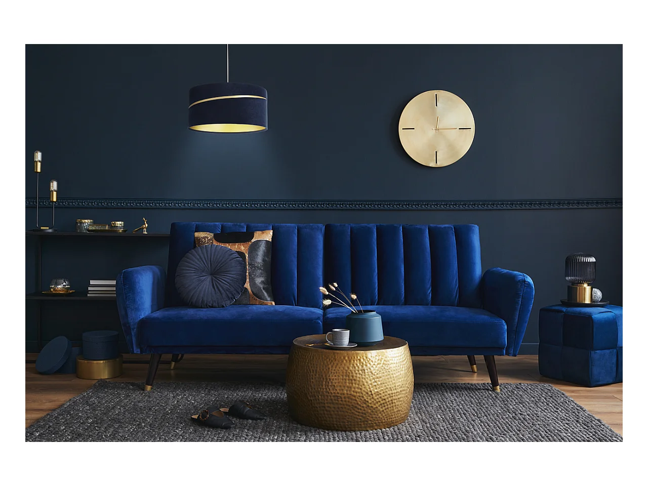 Suspension Swing doré Ø40cm