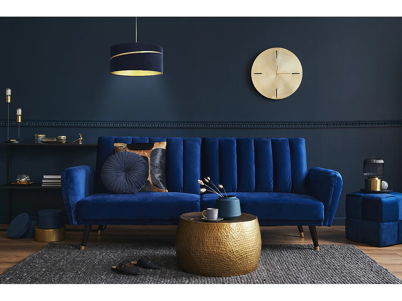 Suspension Swing doré Ø40cm