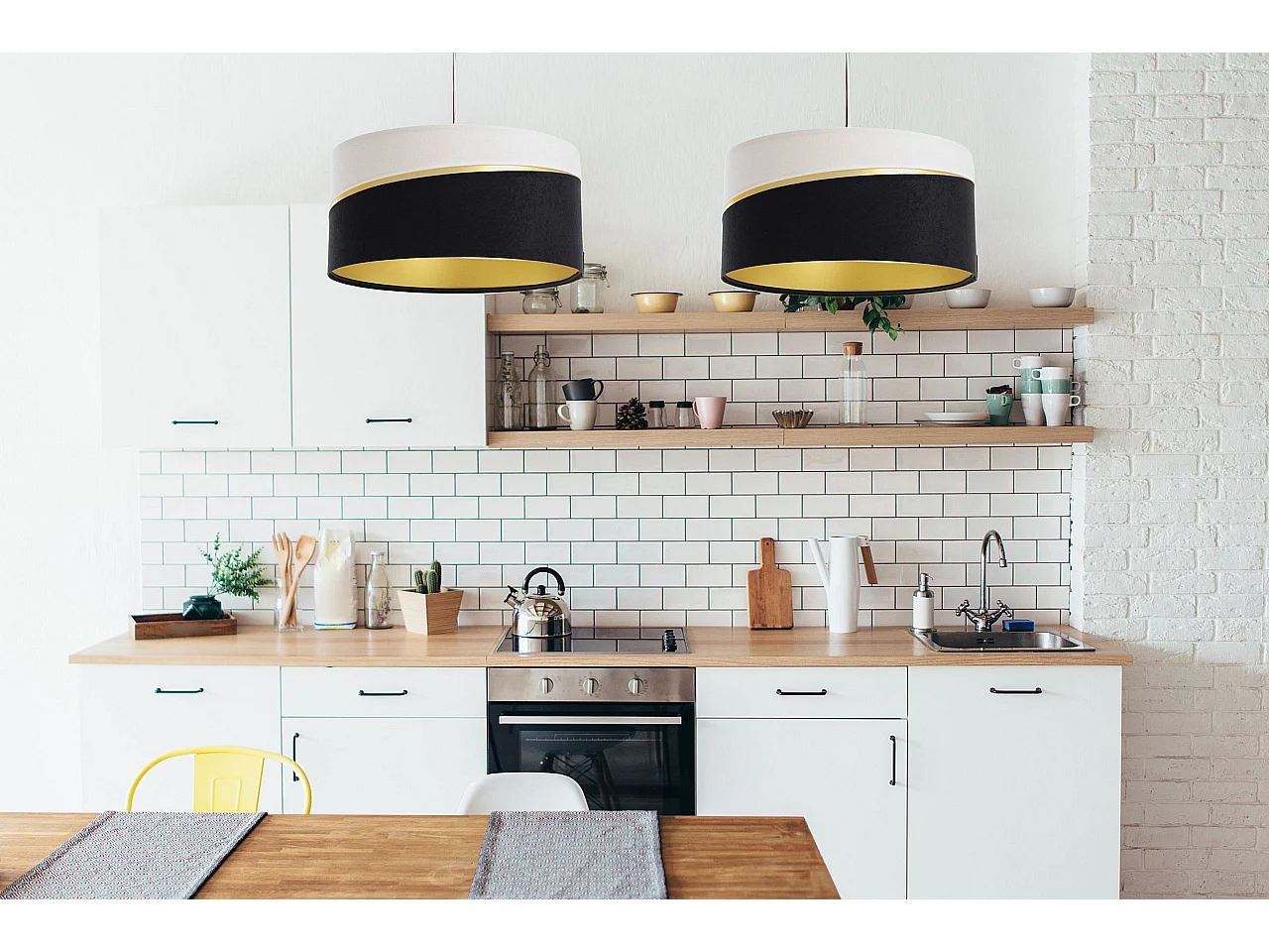 Suspension Swing doré Ø40cm