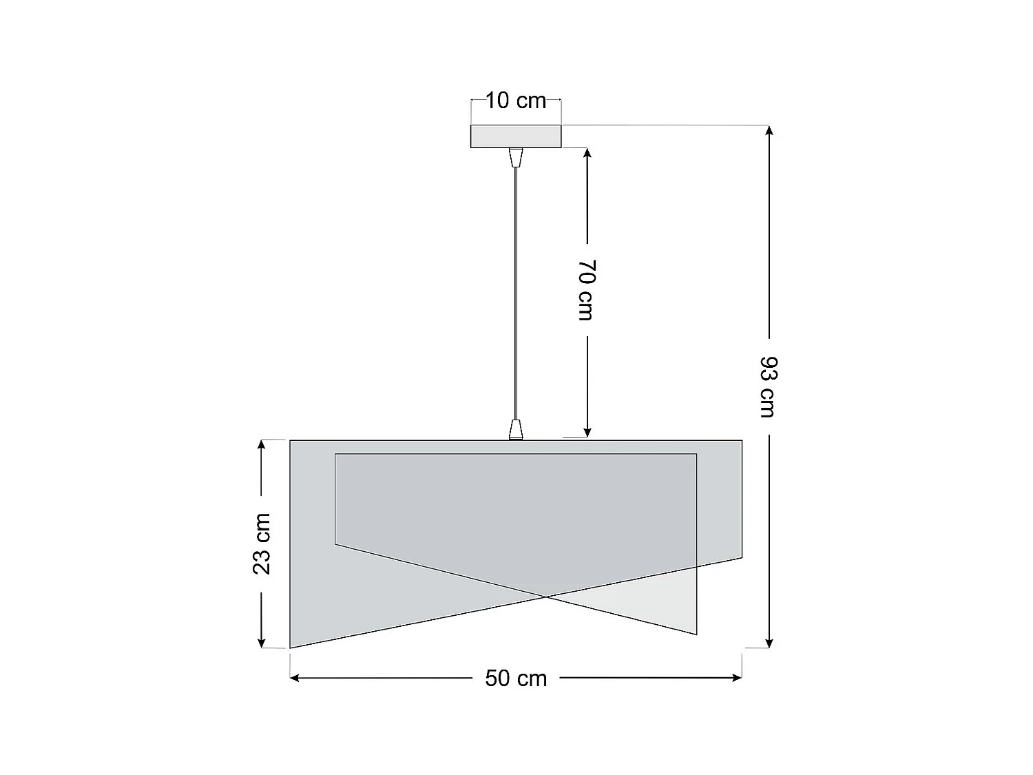 Hängeleuchte Galaxy Velour 50 cm