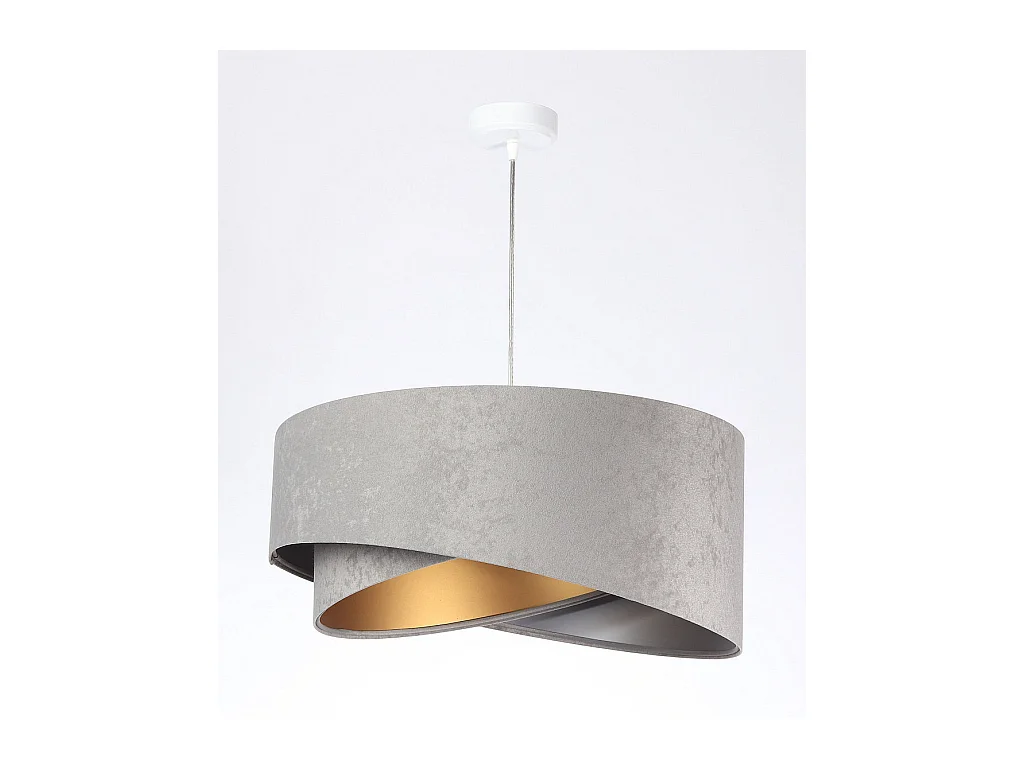 Hängeleuchte Galaxy Velour 50 cm Grau