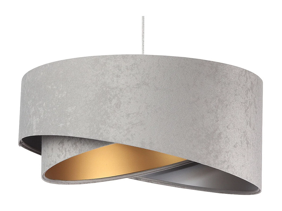 Hängeleuchte Galaxy Velour 50 cm Grau