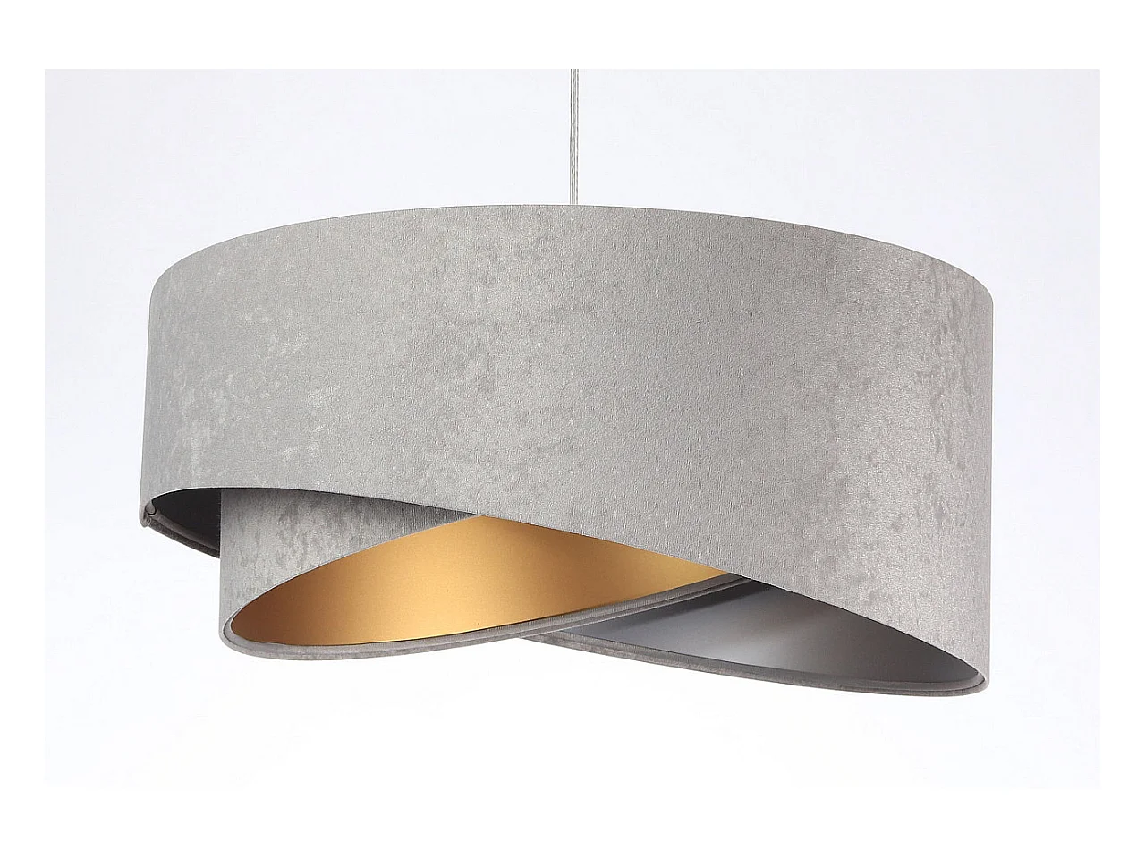 Suspension Galaxy Velour 50 cm Gris