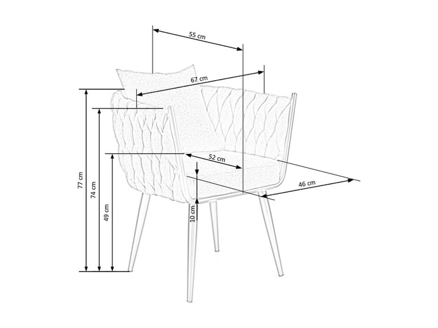 Relax Fauteuil Avatar/Tissu/grise