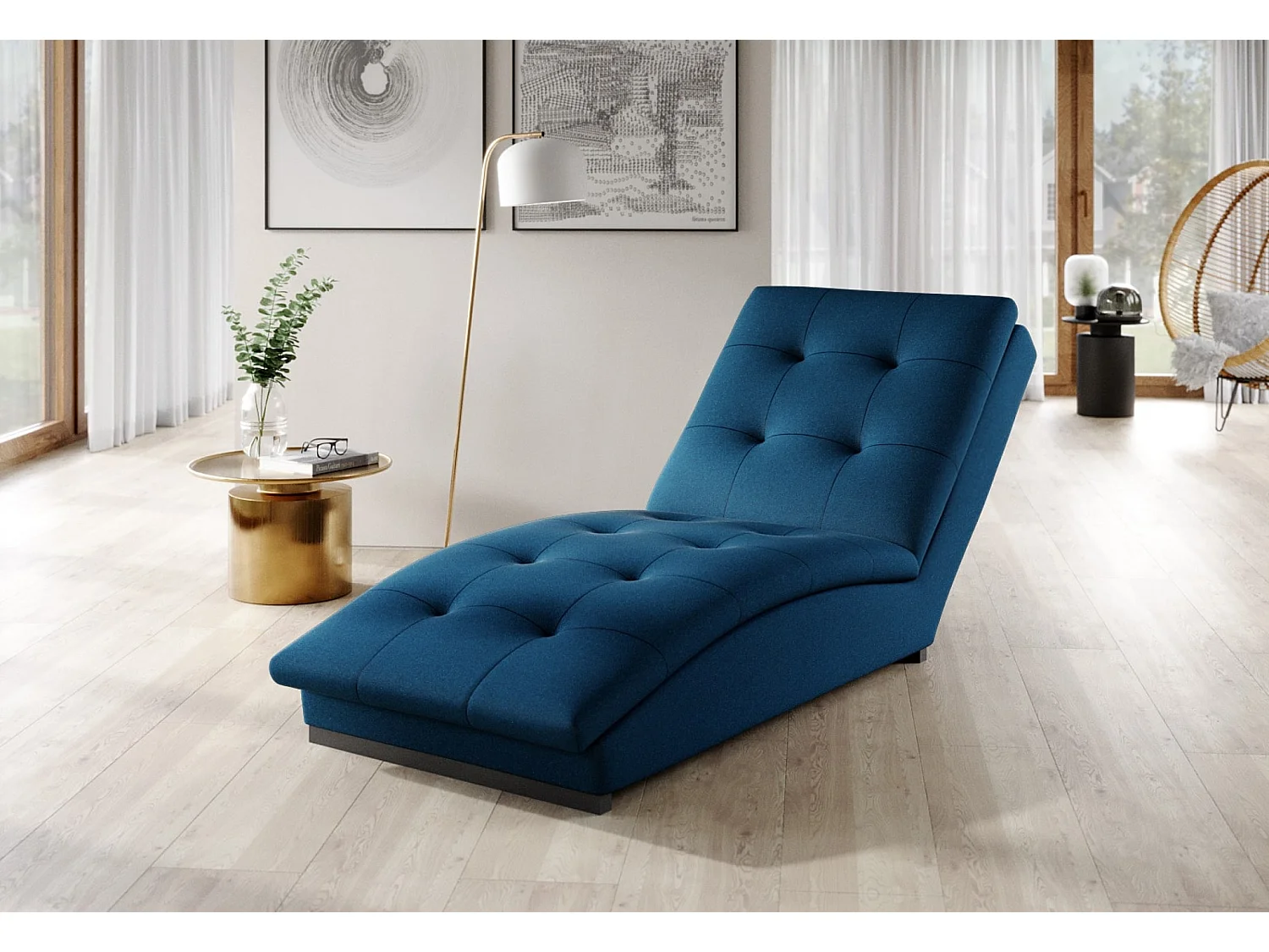 Chaiselongue Chestro/Blau