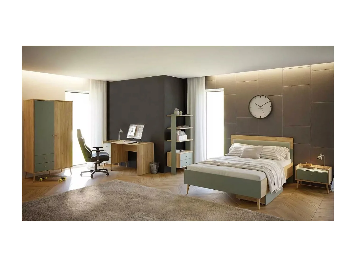 Chambre d'enfants Wenuha/grise