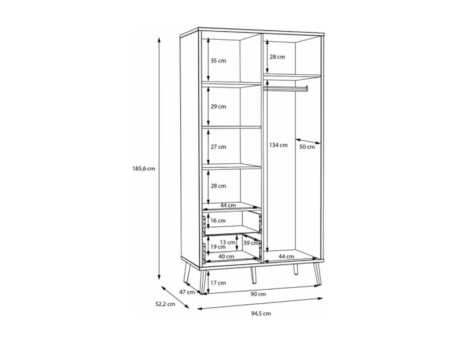 Chambre d'enfants Wenuha/grise