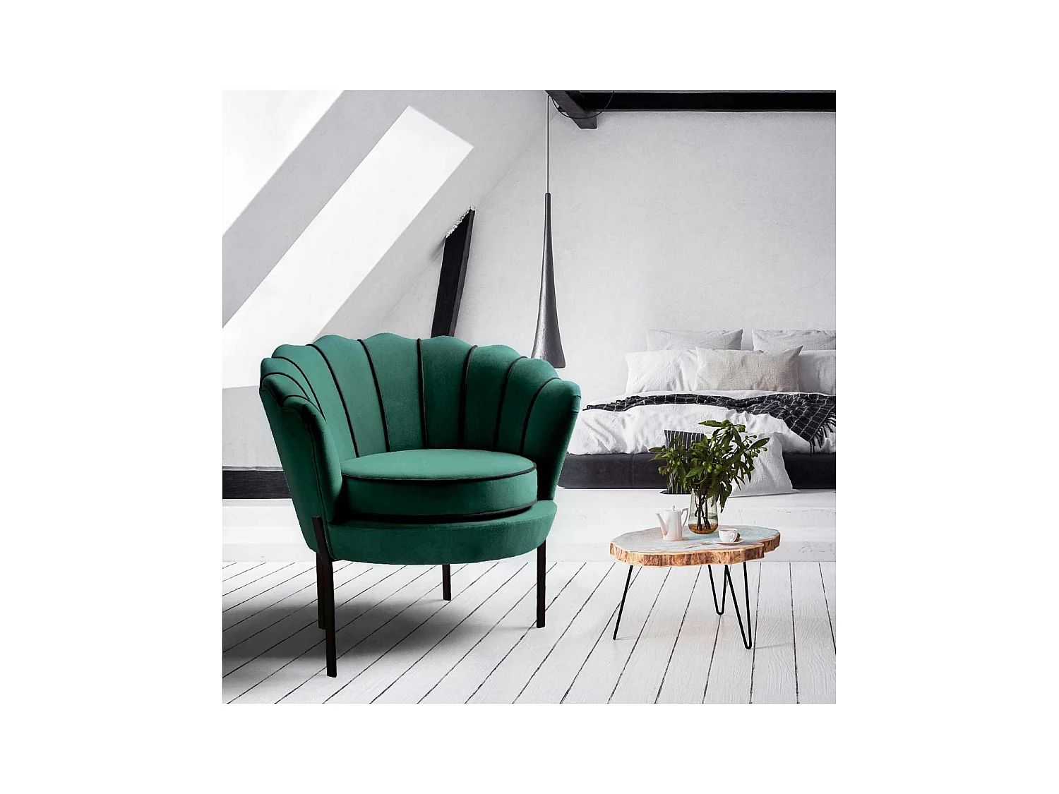 Relax Sessel Angelo/Stoffbezug/Grün