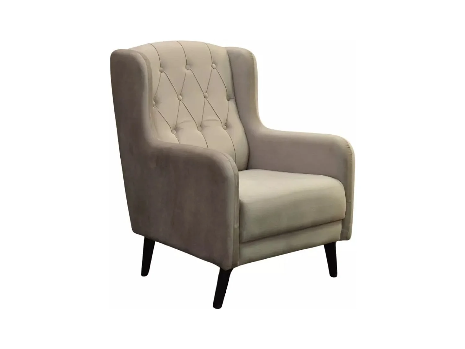Fauteuil Charleston/Tissu/beige
