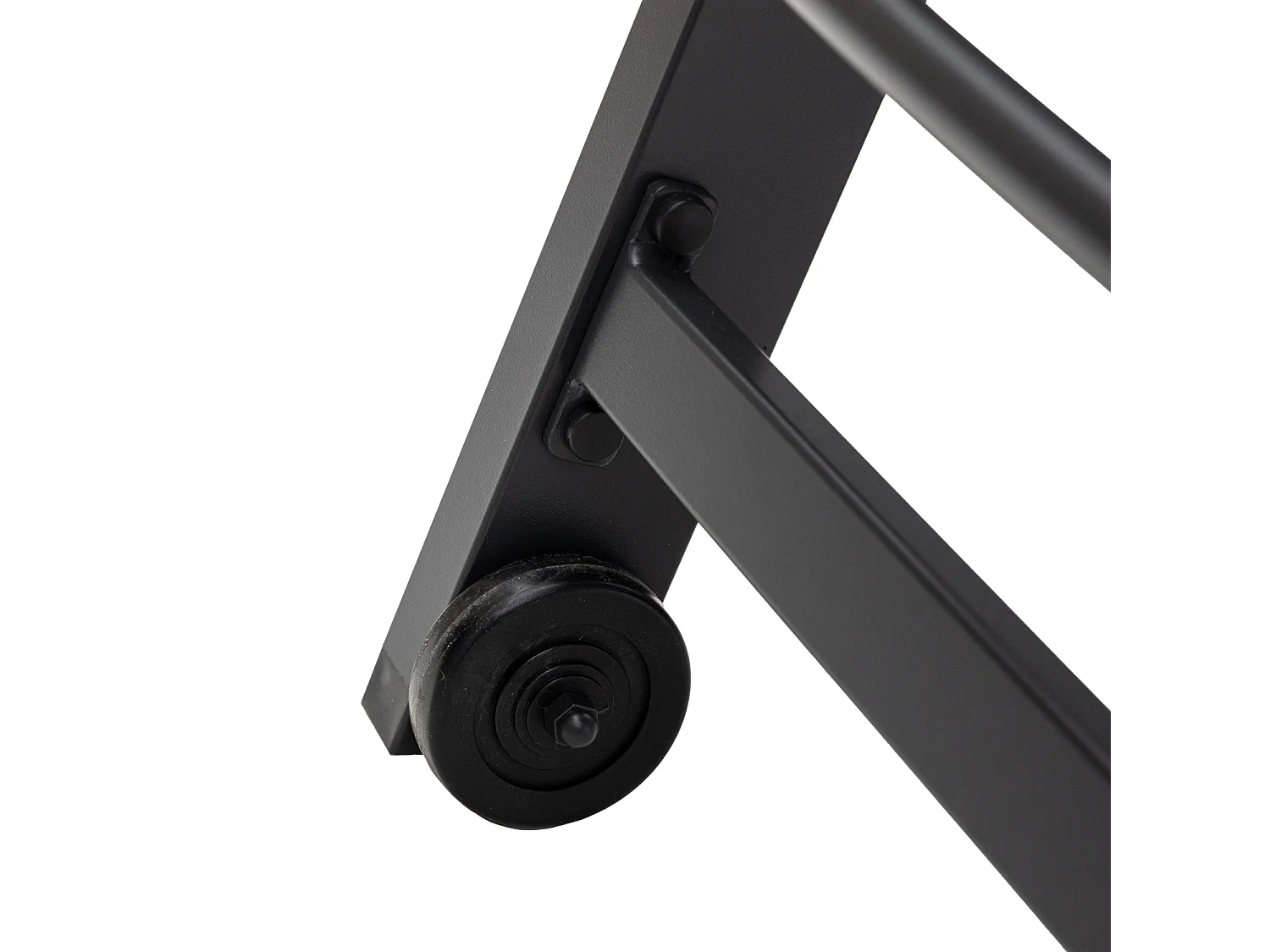 Set 2 bains de soleil et table d'appoint BARBADOS en textilène gris - aluminium gris anthracite - HAPPY GARDEN