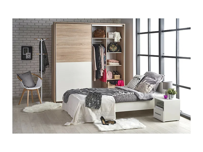 Bett Lima XS (90x200)/Weiß