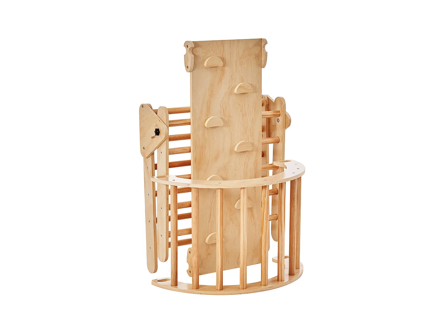 Ensemble de Triangles SucceBuy Pikler 5 En 1 de SucceBuy , Jouets D'escalade Montessori pour Tout-petits, Bois