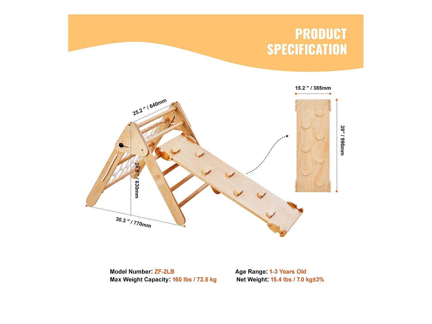 Ensemble de Triangles SucceBuy Pikler 4 En 1 de SucceBuy , Jouets D'escalade Montessori pour Tout-petits de 1 à 3 Ans