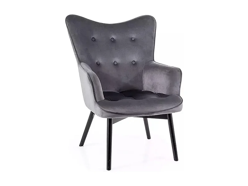 Relax Sessel Carmen/Stoffbezug/grau