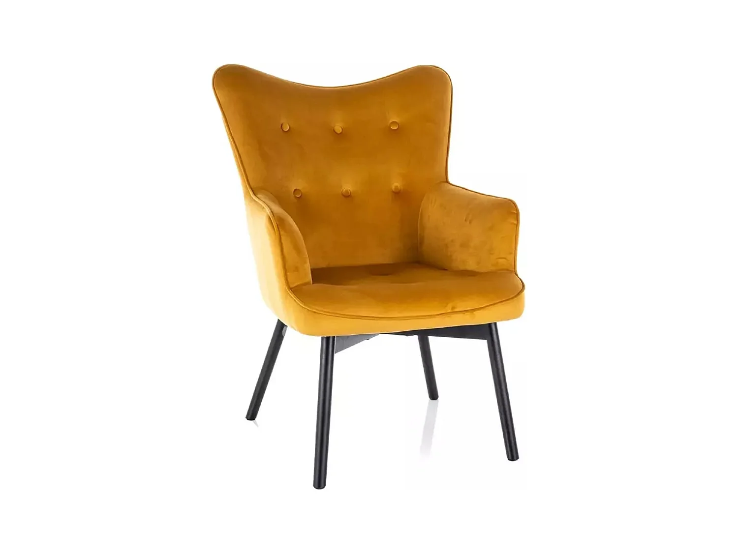 Relax Fauteuil Carmen/Tissu/jaune