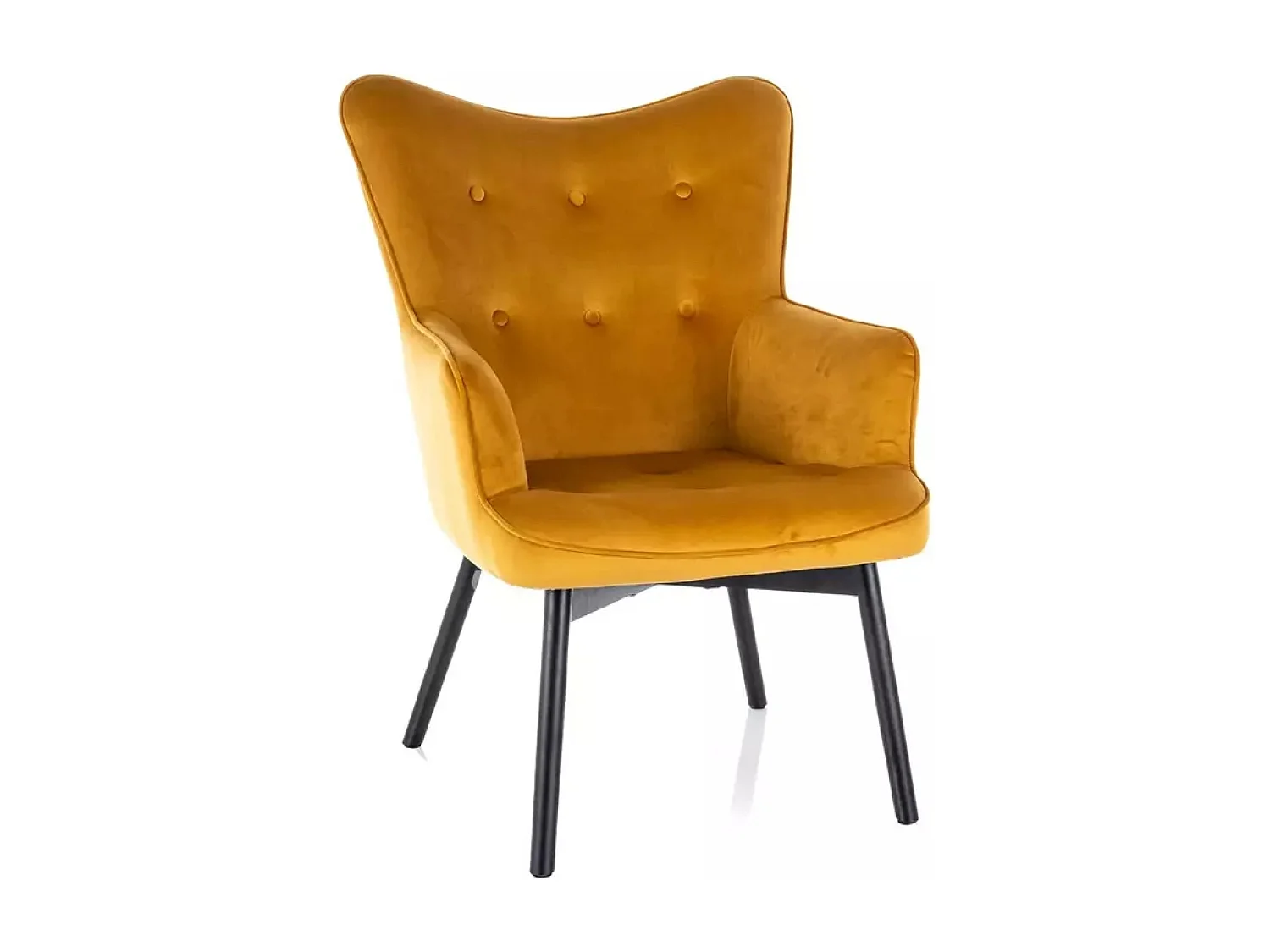 Relax Fauteuil Carmen/Tissu/jaune