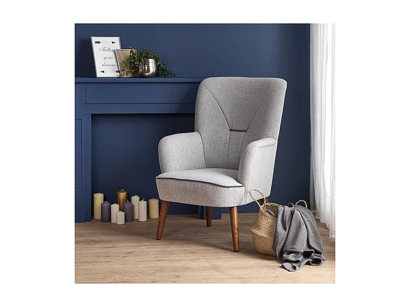 Relax Sessel Bishop /Stoffbezug/grau