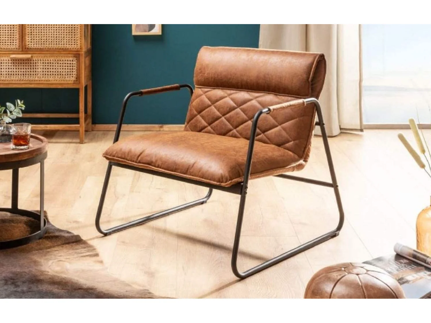 Relax Sessel Bety/Stoffbezug/braun