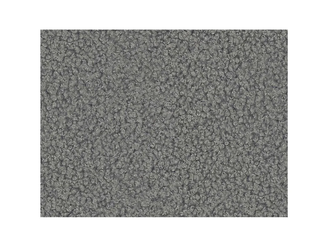 Canapé d'angle ALYA convertible et réversible 4 places en tissu bouclette - Gris