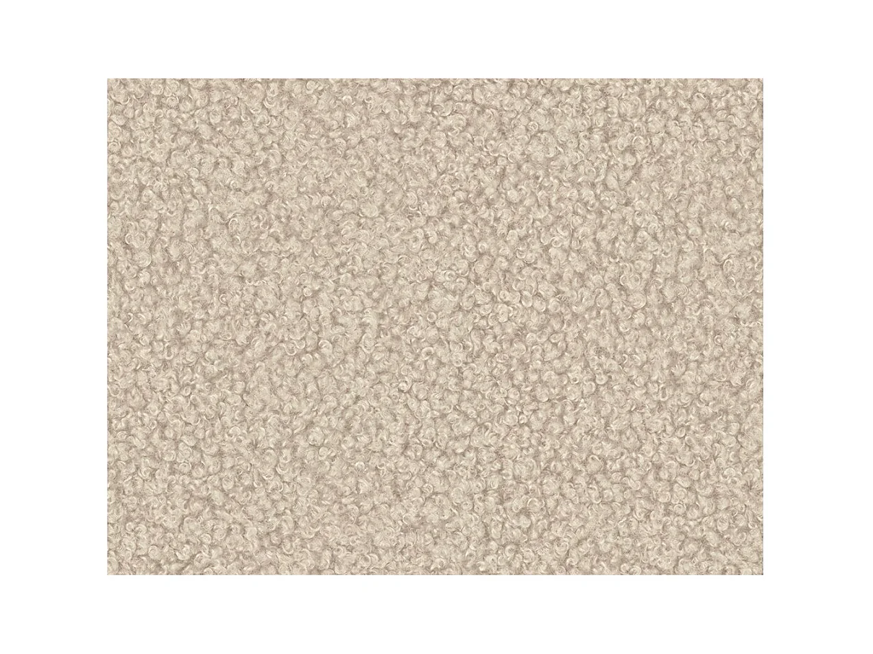 Canapé d'angle ALYA convertible et réversible 4 places en tissu bouclette - Beige