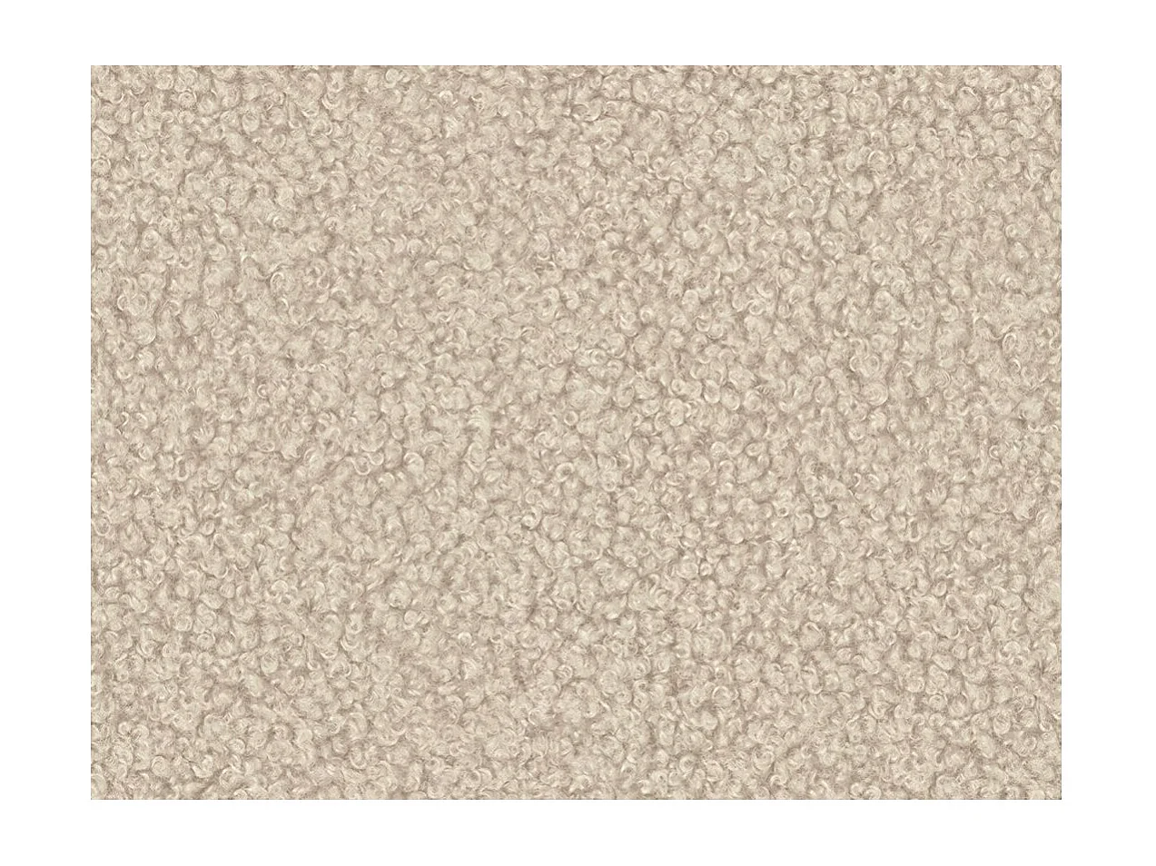 Canapé d'angle ALYA convertible et réversible 4 places en tissu bouclette - Beige