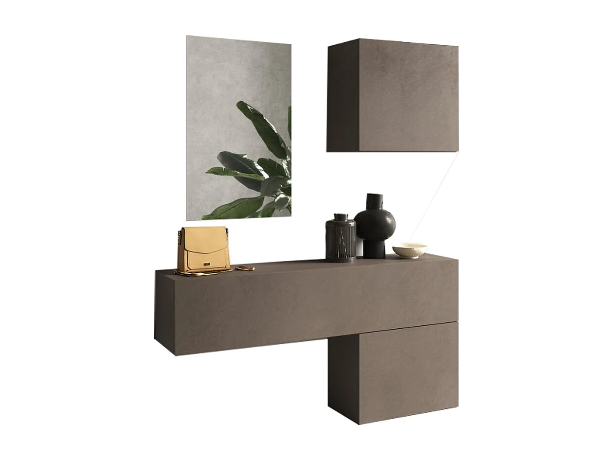 Mobile ingresso salvaspazio 138x190 cm bronzo IL4