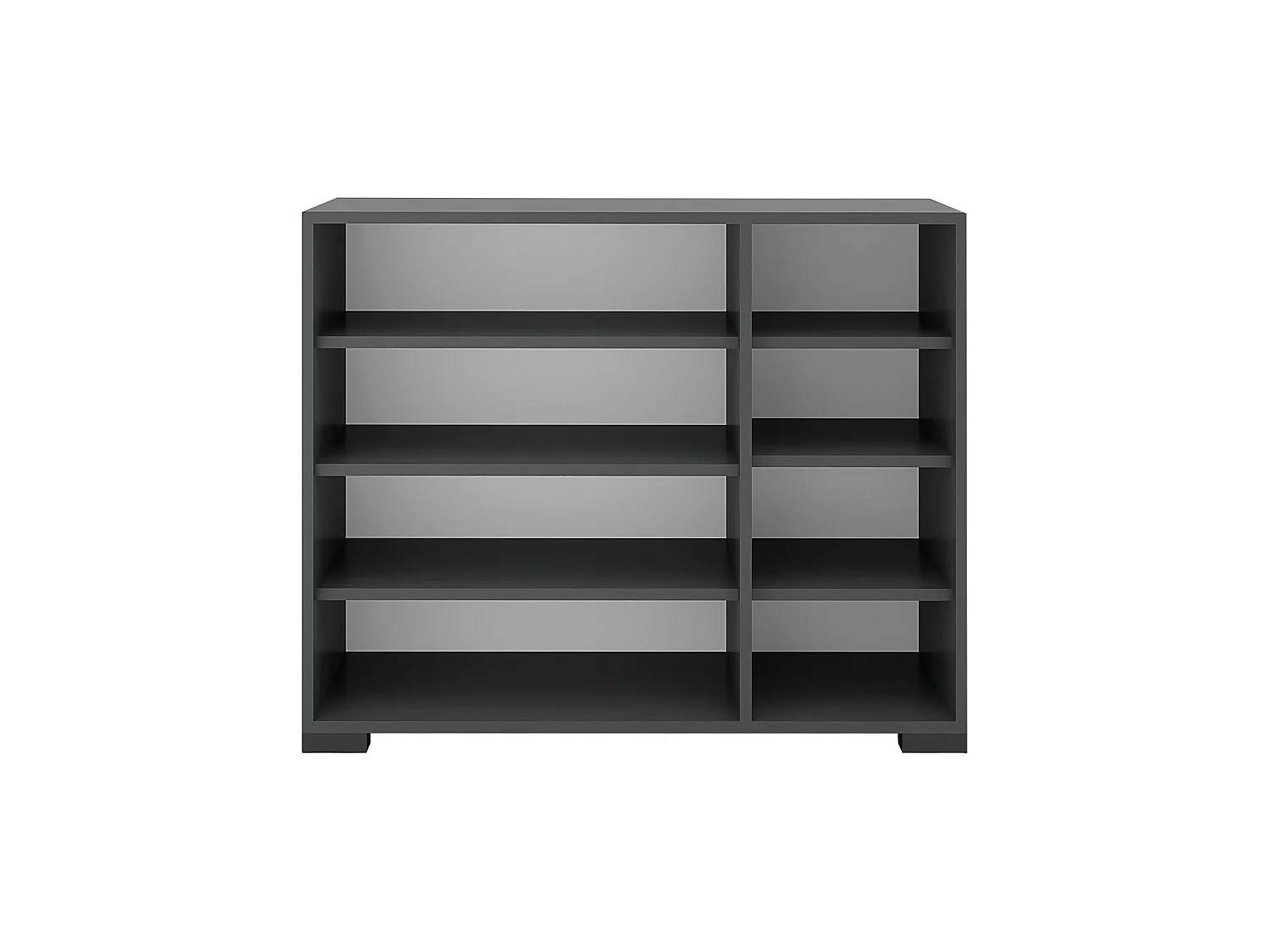 Set di mobili per ingresso con specchio in rovere e grigio IG23