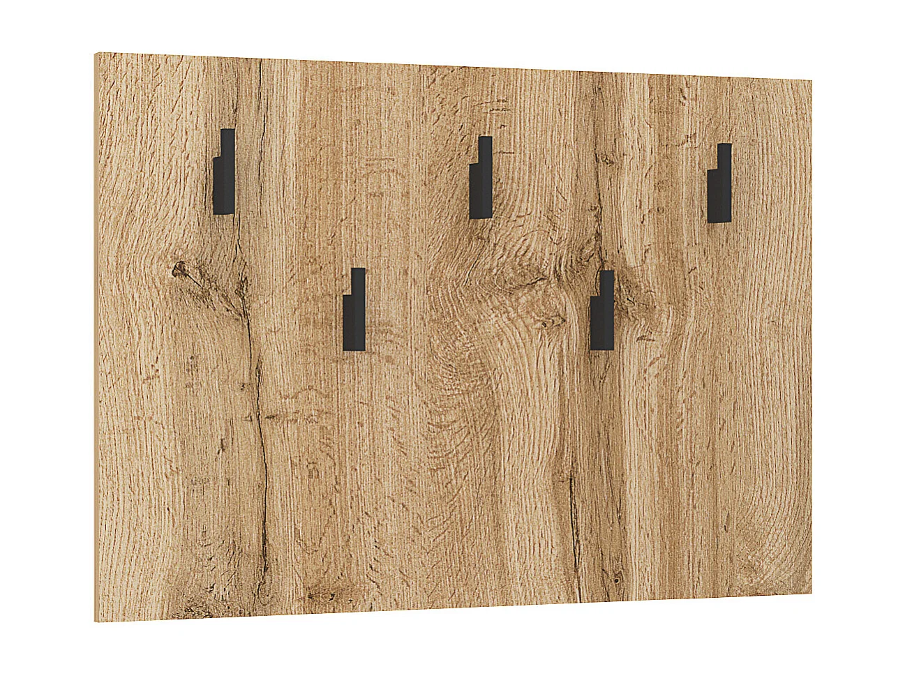 Scarpiera per ingresso con piccolo appendiabiti in rovere e grigio antracite IG24