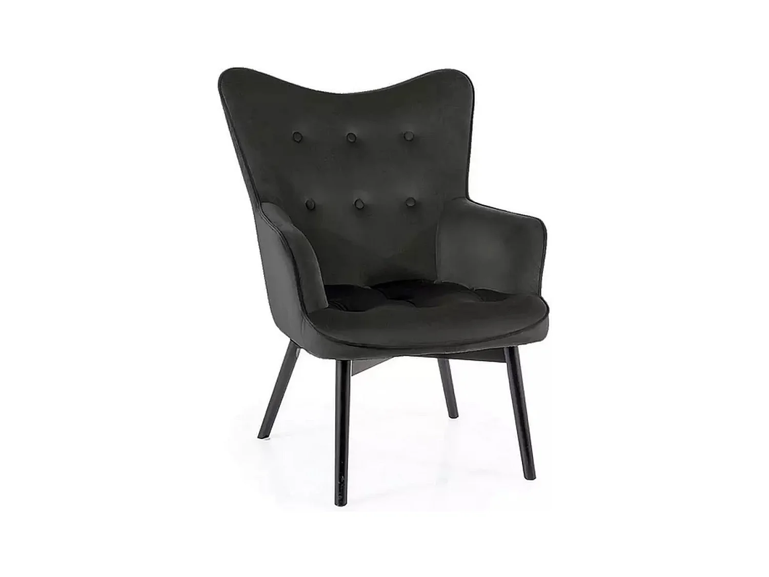 Relax Fauteuil Carmen/Tissu/noire