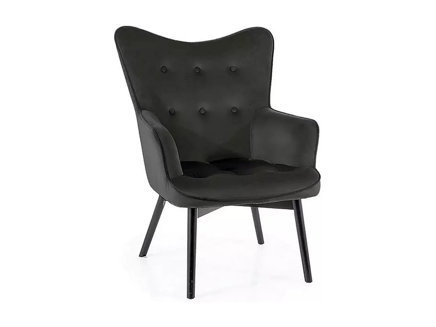 Relax Fauteuil Carmen/Tissu/noire