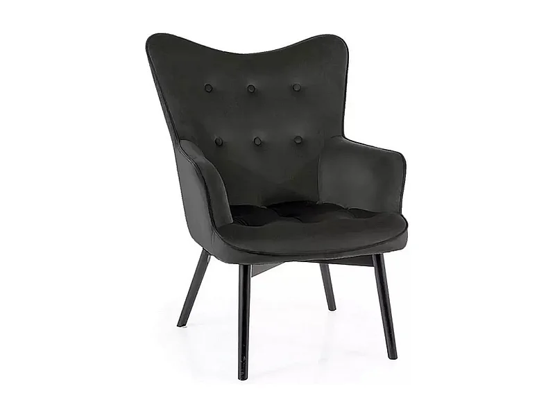 Relax Fauteuil Carmen/Tissu/noire