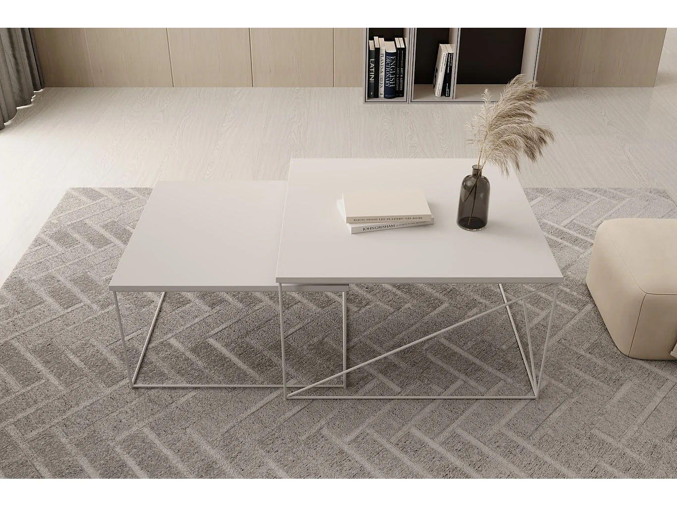 Fauteuil Gracia/Tissu/grise