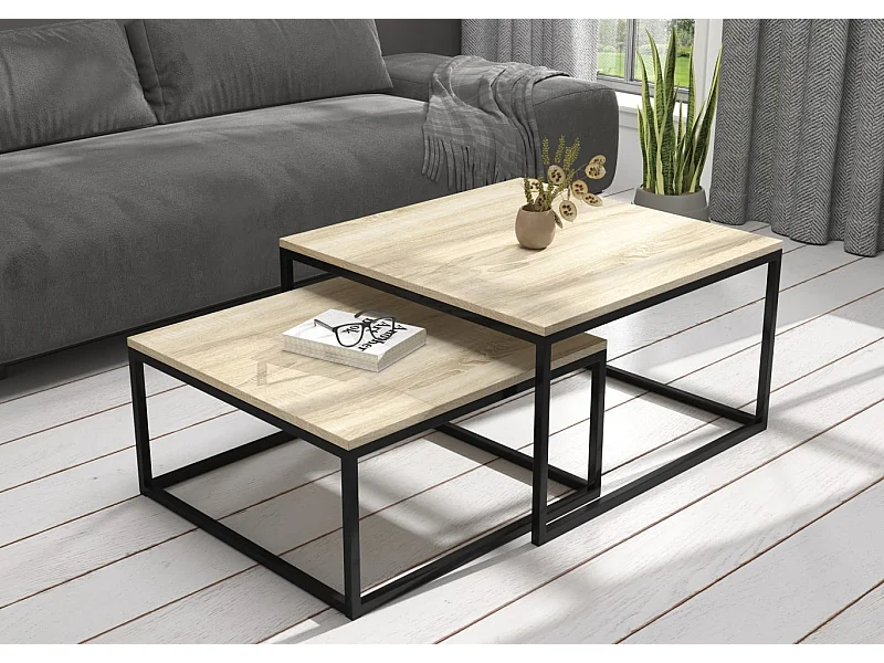 Couchtisch Nila 2-tlg/Beige