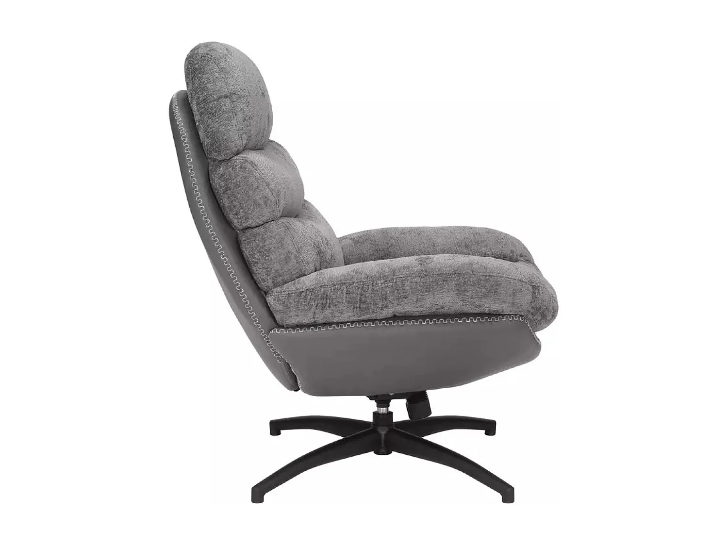 Poltroncina Giselle/Tessuto/grigio