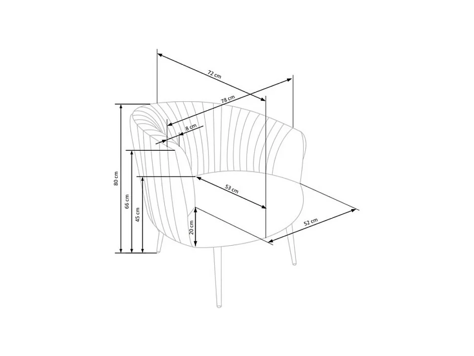 Relax Fauteuil Crown/Tissu/noire