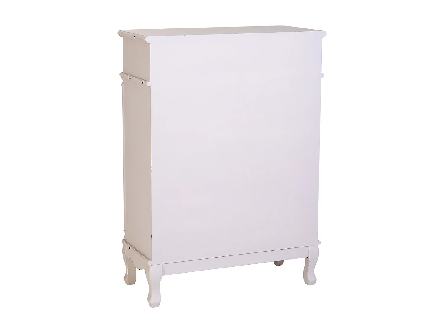 Mesa de salão em madeira em amarelo 66x36x78h cm